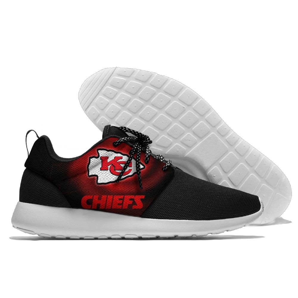 Women's NFL Kansas City Chiefs Roshe Style Lightweight Running Shoes 001